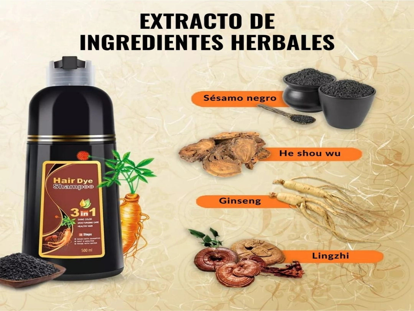 SHAMPOO ANTICANAS PARA HOMBRE