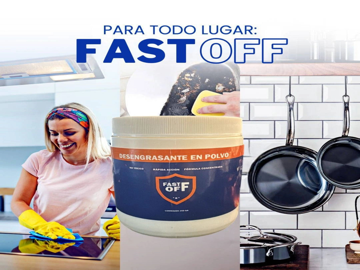 FastOff - DESENGRASANTE EN POLVO