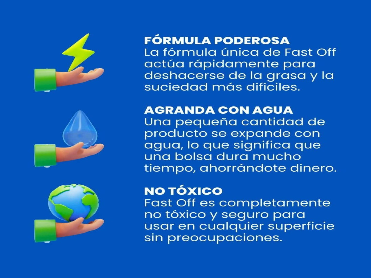 FastOff - DESENGRASANTE EN POLVO