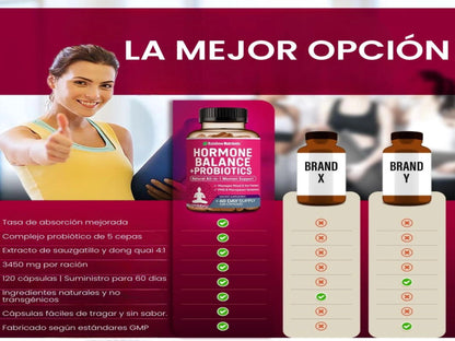 PROBIÓTICOS DE EQUILIBRIO HORMONAL