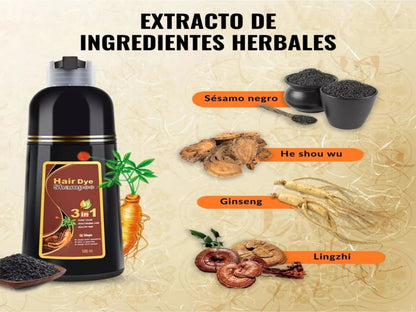 SHAMPOO ANTICANAS PARA HOMBRE